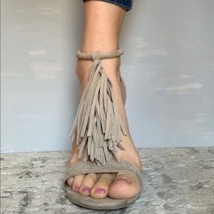 Neutral Tassel Heels